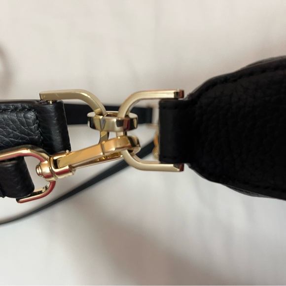 NEW Kate Spade Janie Black Pebbled Leather Shoulder Bag Crossbody Purse KE660 - Picture 6 of 11